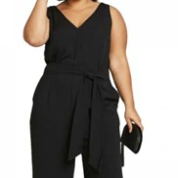 plus size  women’s Elegant Black sleeveless Jumpsuit  by A New Day size xxl - Picture 1 of 10